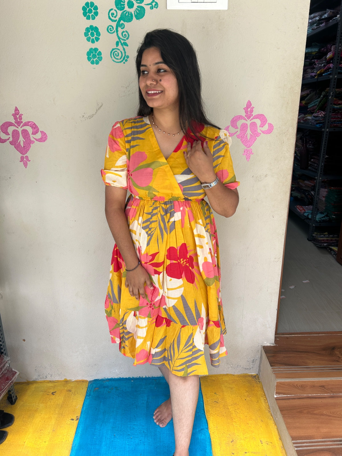 Cotton Floral Frock