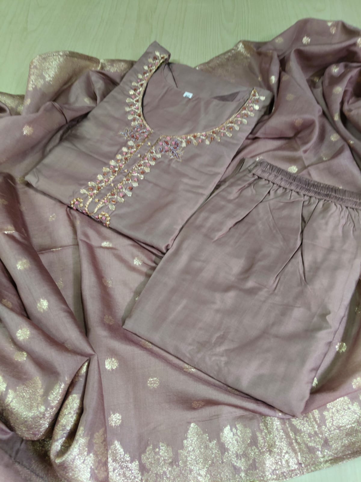 Premium Modal Chanderi Silk Kurti - CSK53