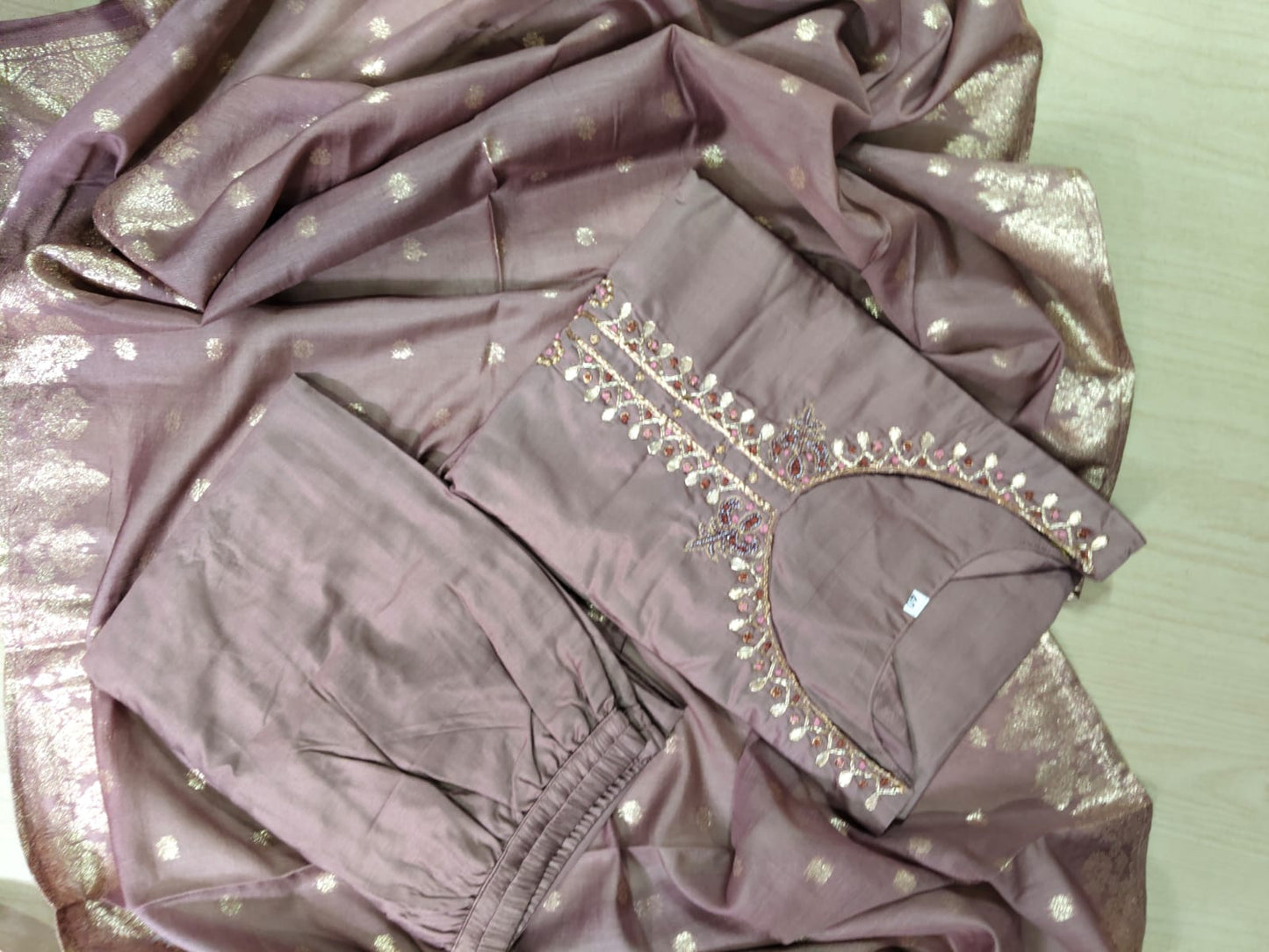Premium Modal Chanderi Silk Kurti - CSK53