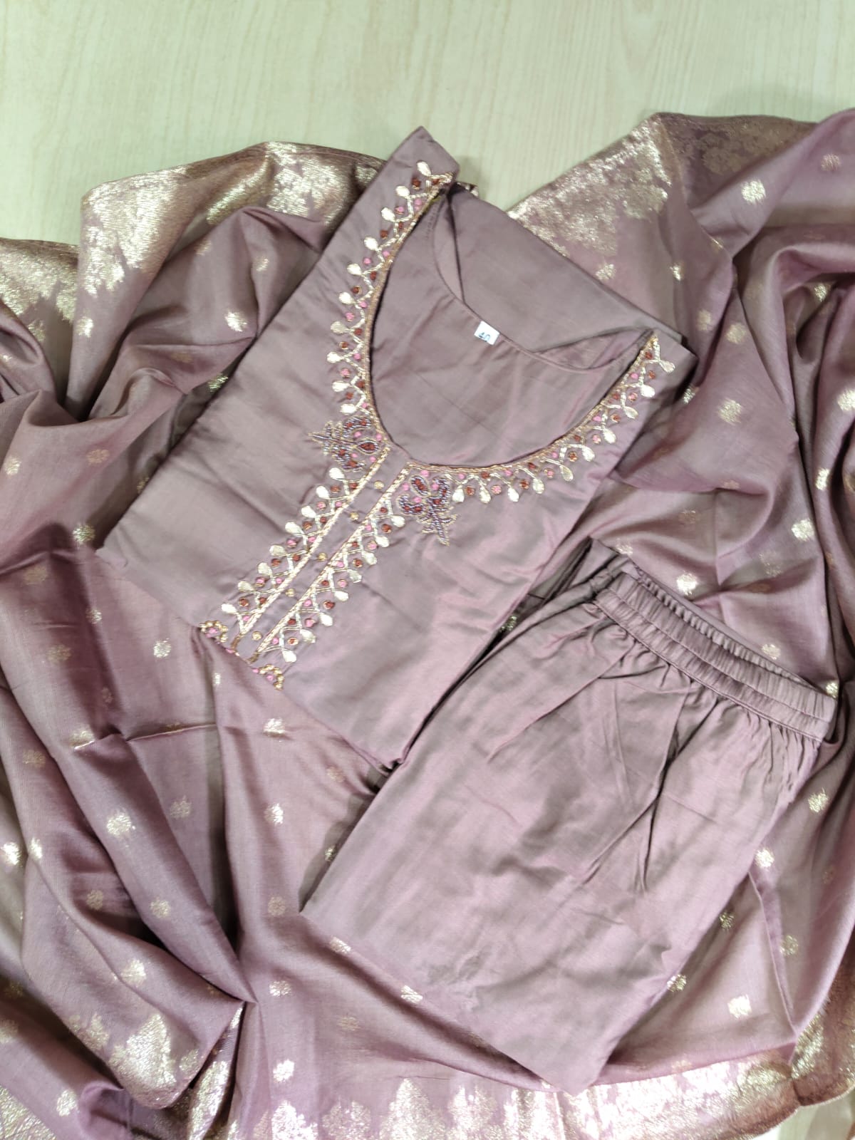 Premium Modal Chanderi Silk Kurti - CSK53