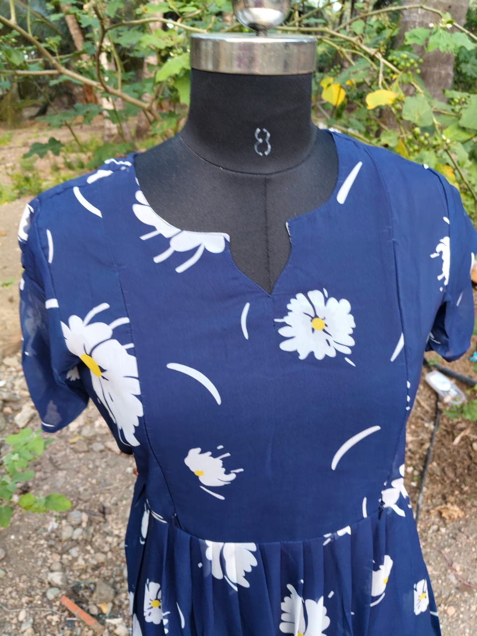 Georgette Floral Frock GFF06