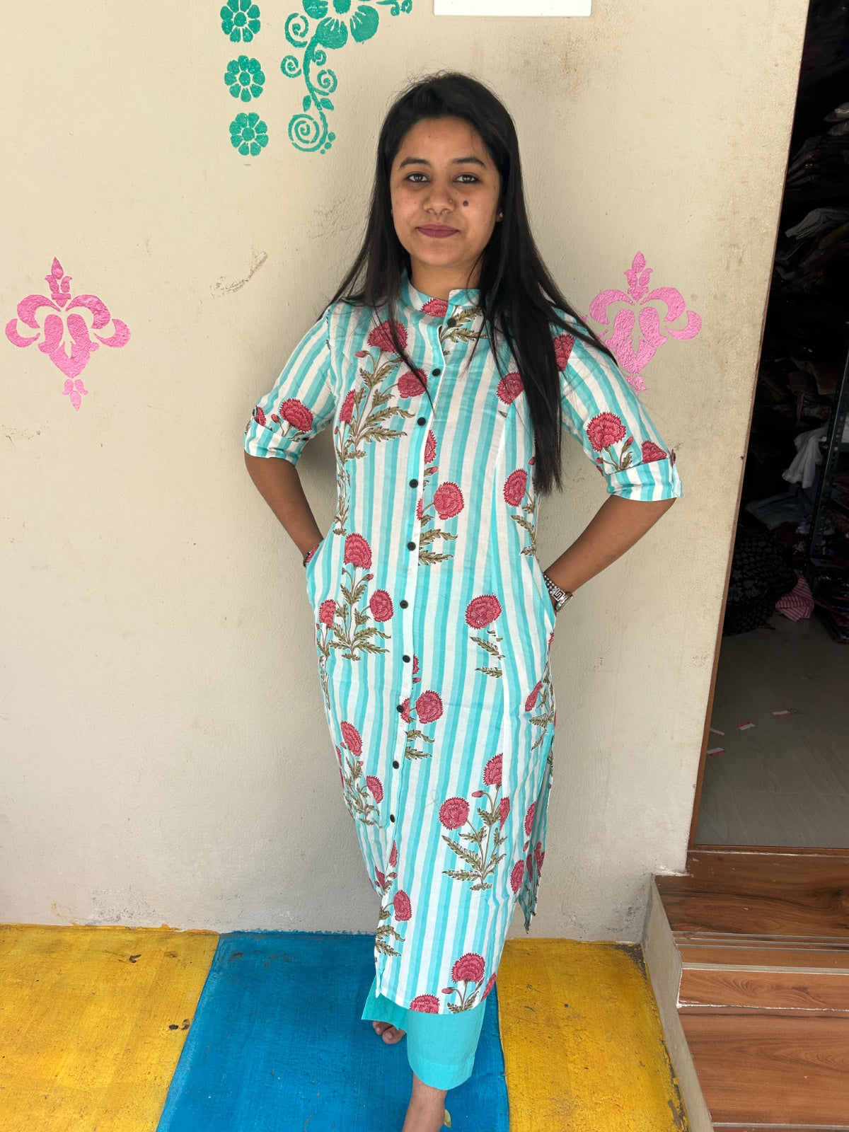 A-Line Cotton Kurti AL243