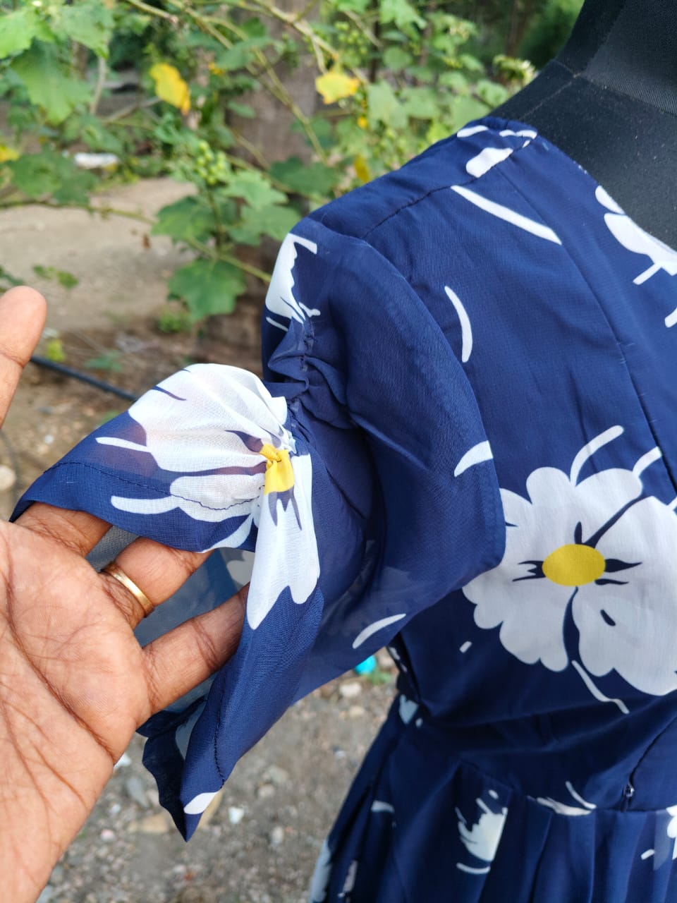 Georgette Floral Frock GFF06