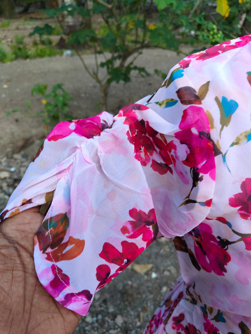 Georgette Floral Frock GFF10