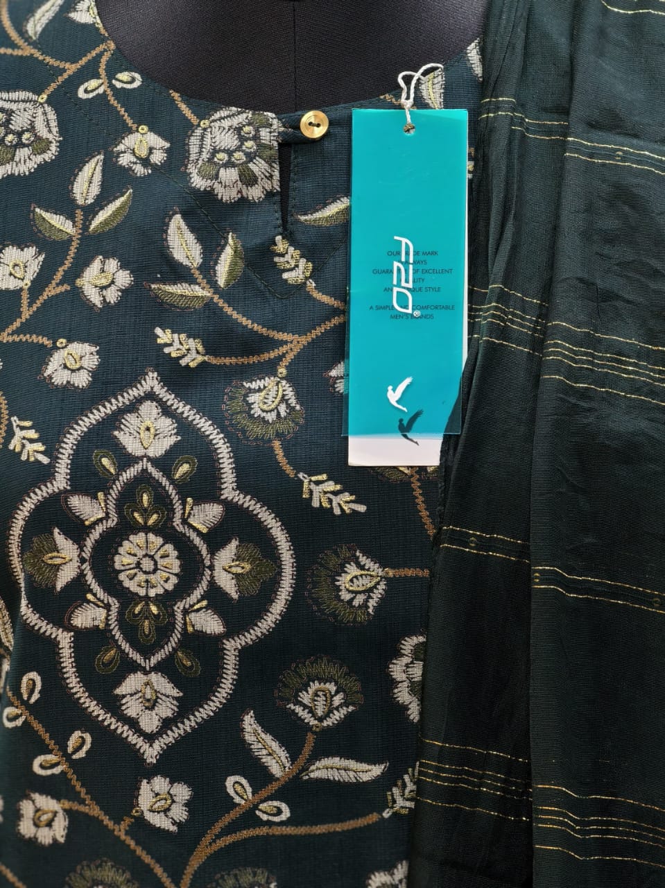 Kurti with Pant and Linen Dupatta sets - KPL36