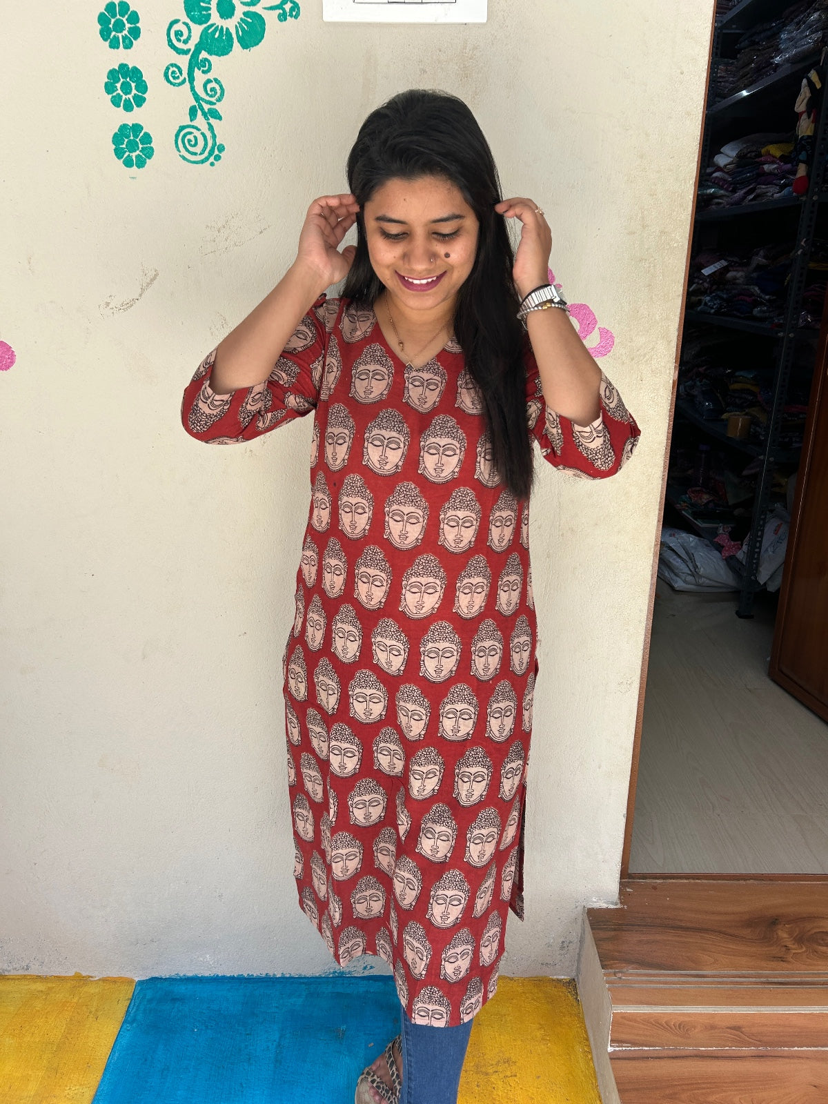 Kalamkari Kurtis KK37