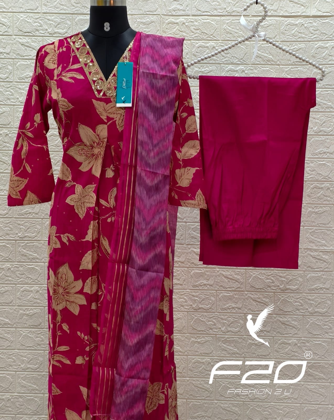 Perimum Vetican A LIne Anarkali Silk Kurti - VSK57