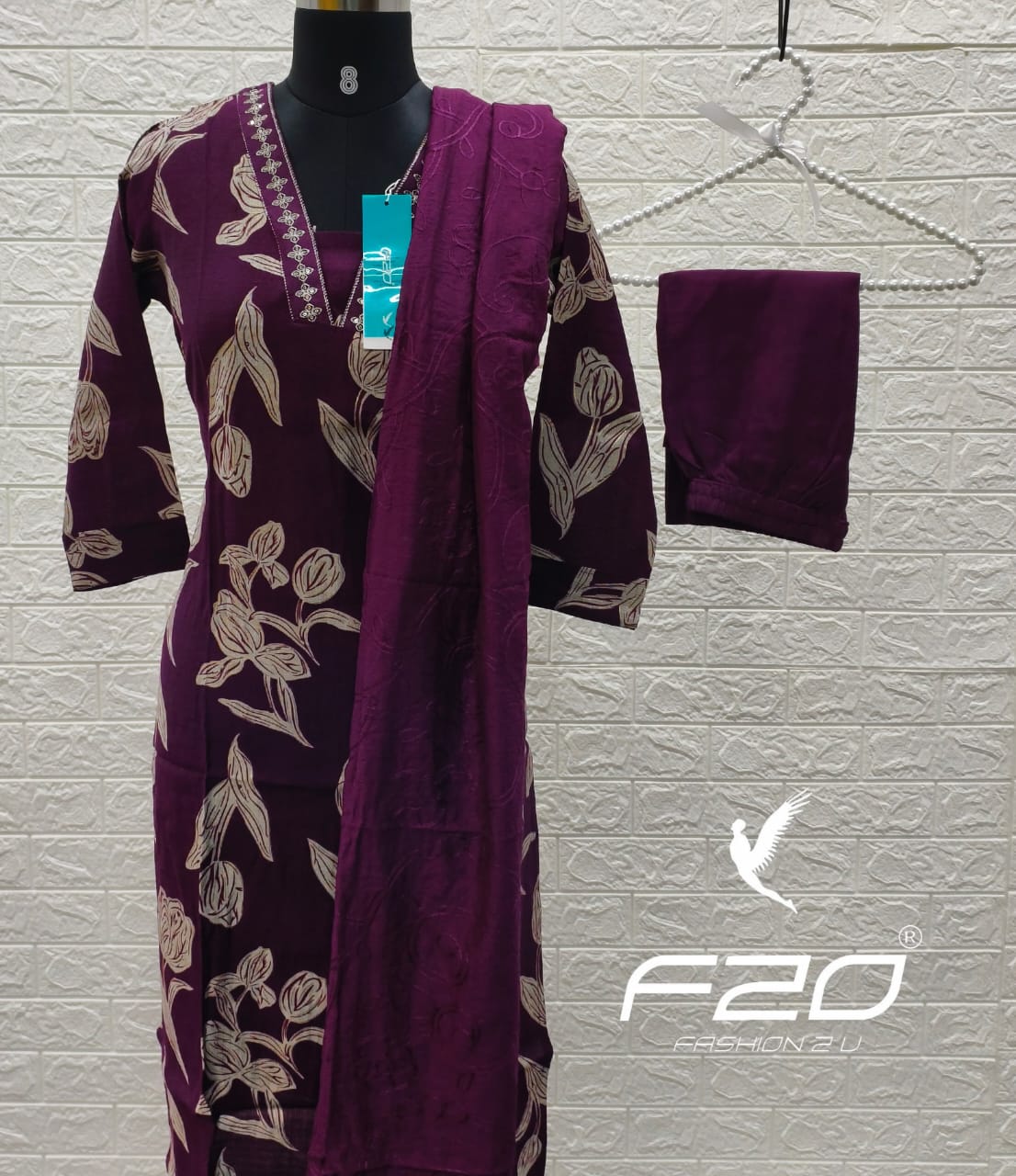 Premium Shiny Vetican Silk Kurti - SVK13