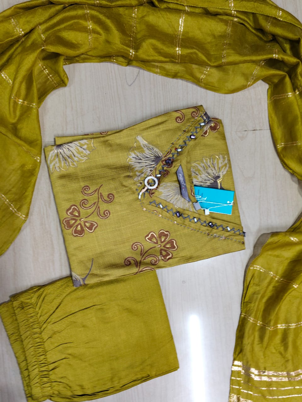 Premium Shiny Vetican Silk Kurti - SVK17
