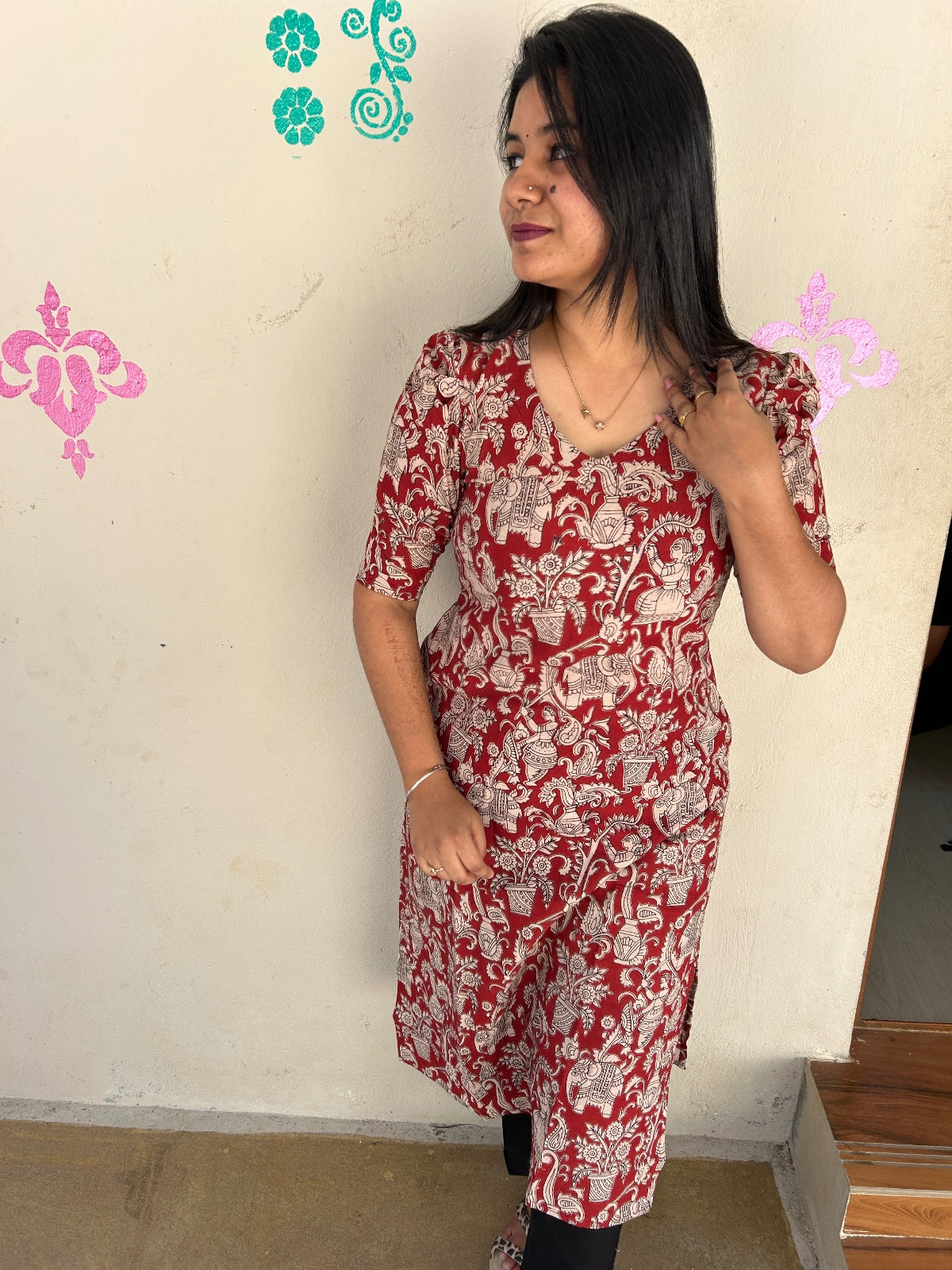 Kalamkari Kurtis KK17