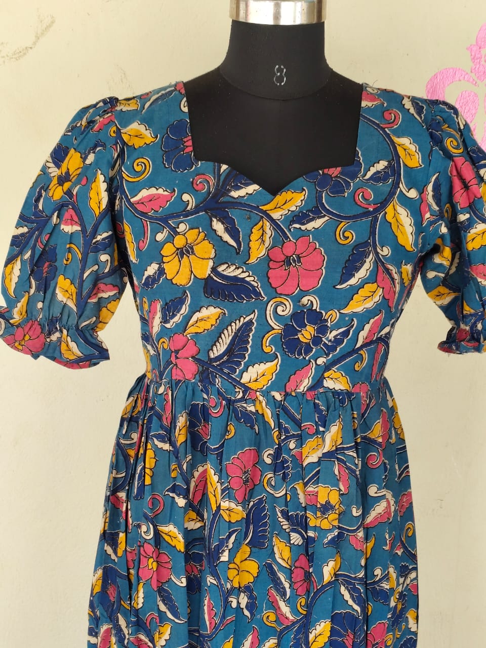 Kalamkari Anarkali Frock KAF31