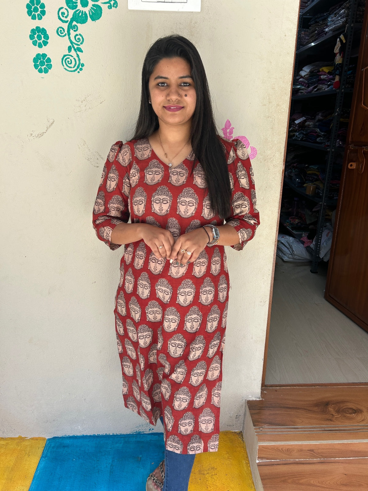 Kalamkari Kurtis KK37