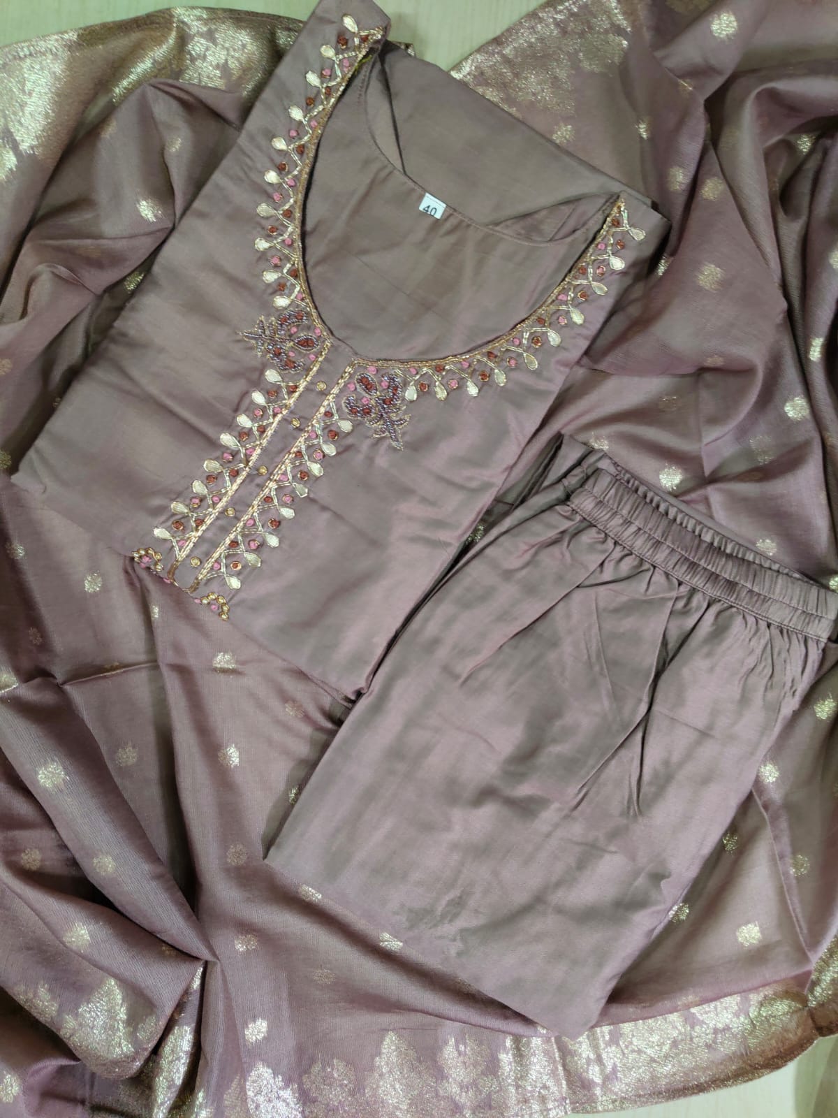 Premium Modal Chanderi Silk Kurti - CSK53