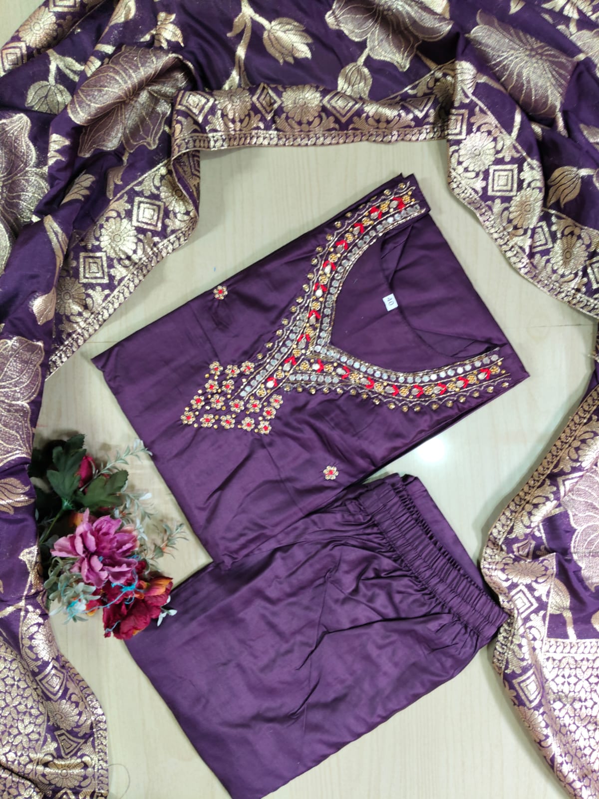 Premium Modal Chanderi Silk Kurti - CSK54