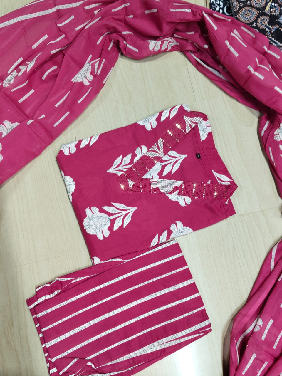 Budgeted Cotton 3 Piece Set - BC65