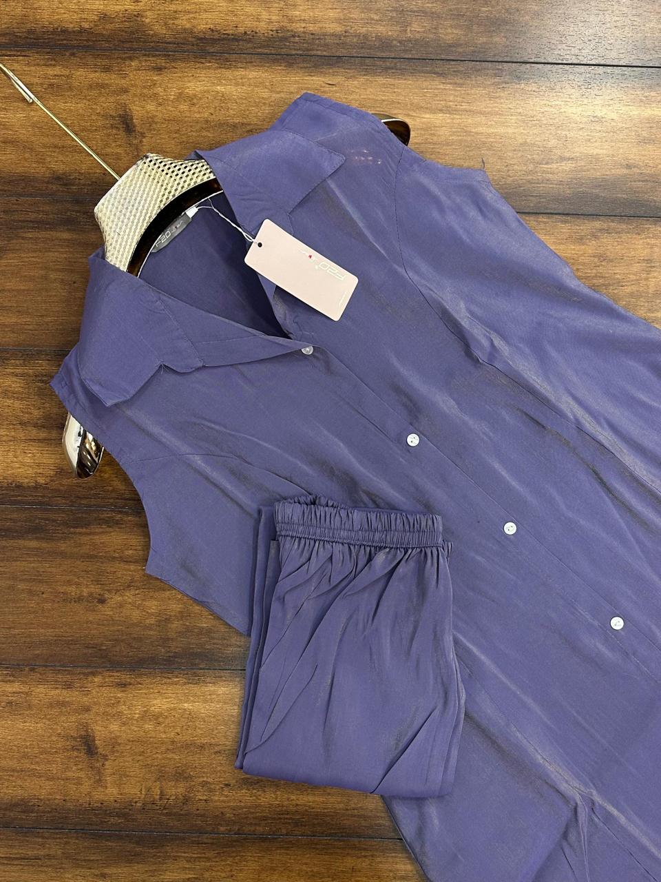 Shiny Silk Kurti with Pant - PSSK17