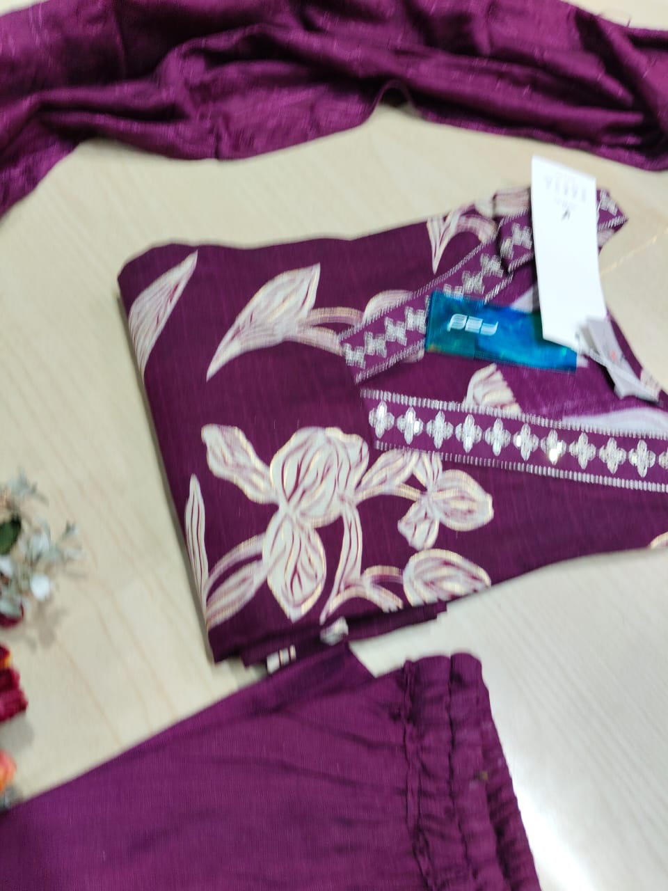 Premium Shiny Vetican Silk Kurti - SVK13