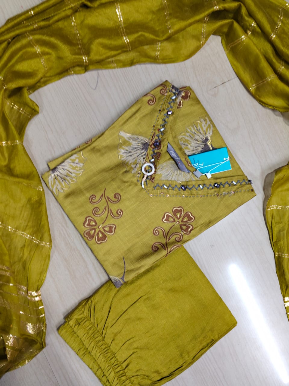 Premium Shiny Vetican Silk Kurti - SVK17