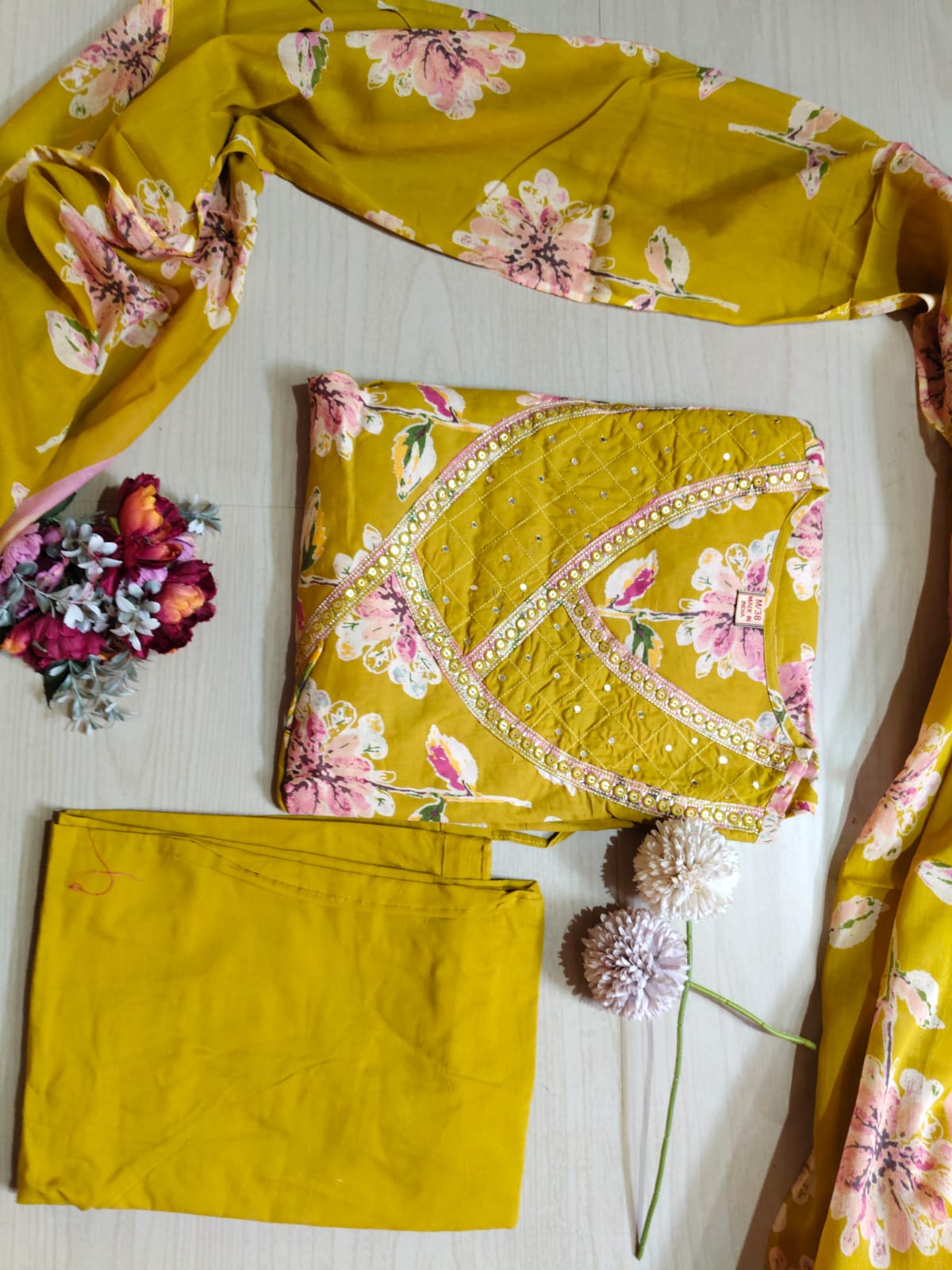 Cotton Floral Anarkali - CA17