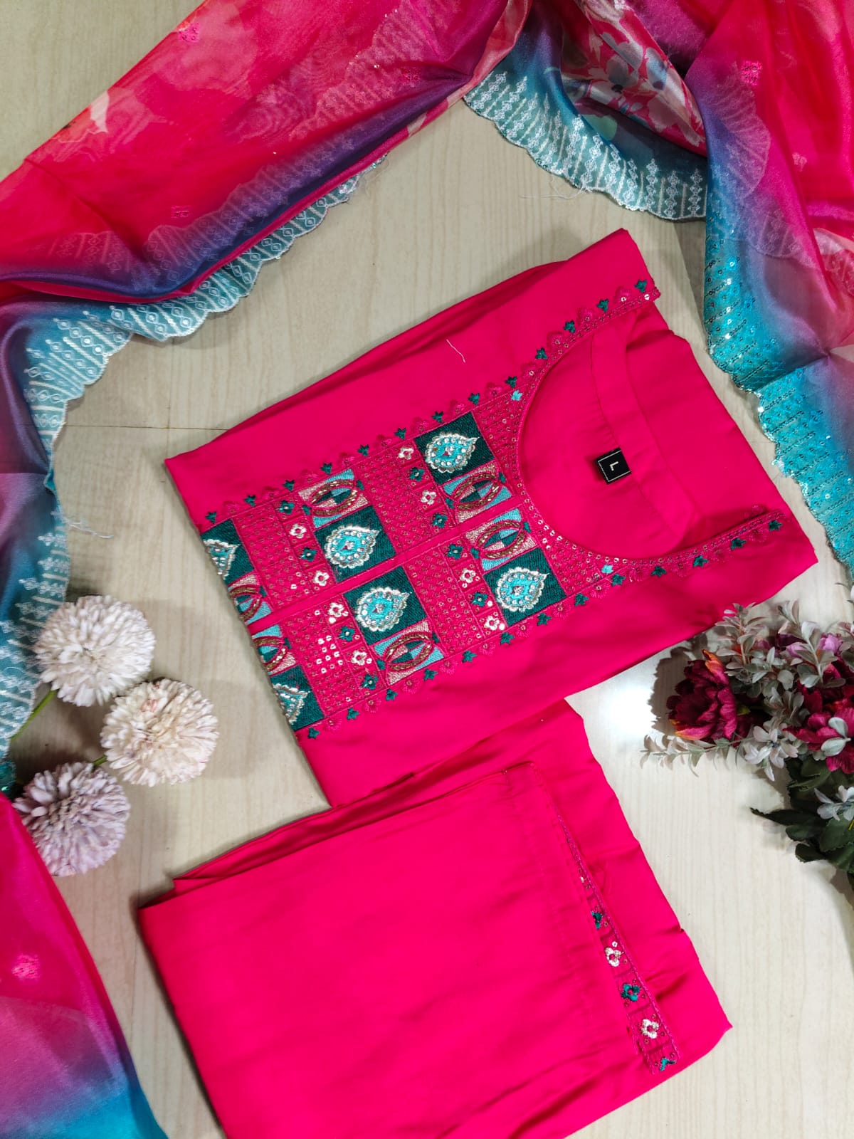 Visithra Silk Duppata Sets VDS18