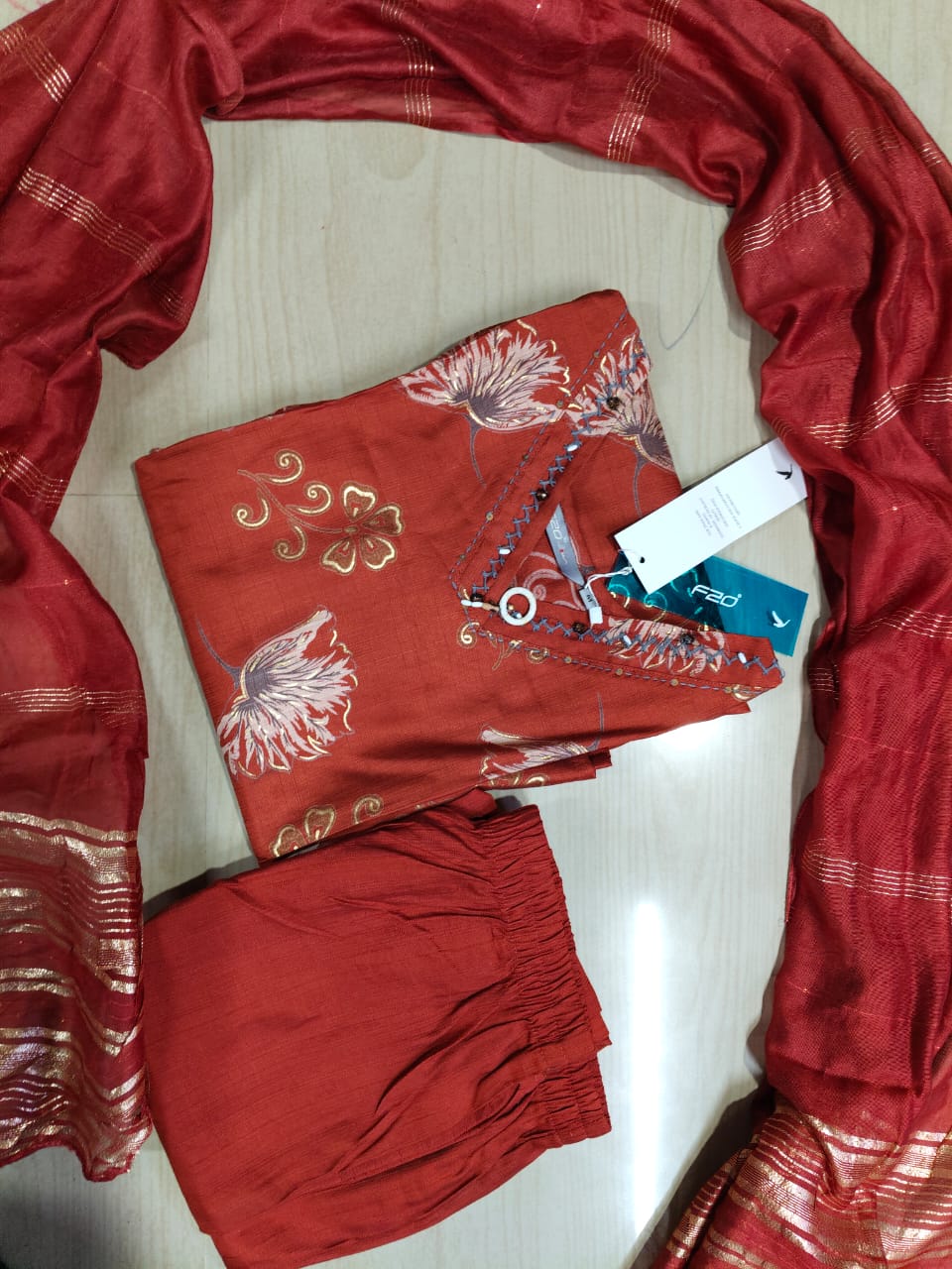 Premium Shiny Vetican Silk Kurti - SVK22