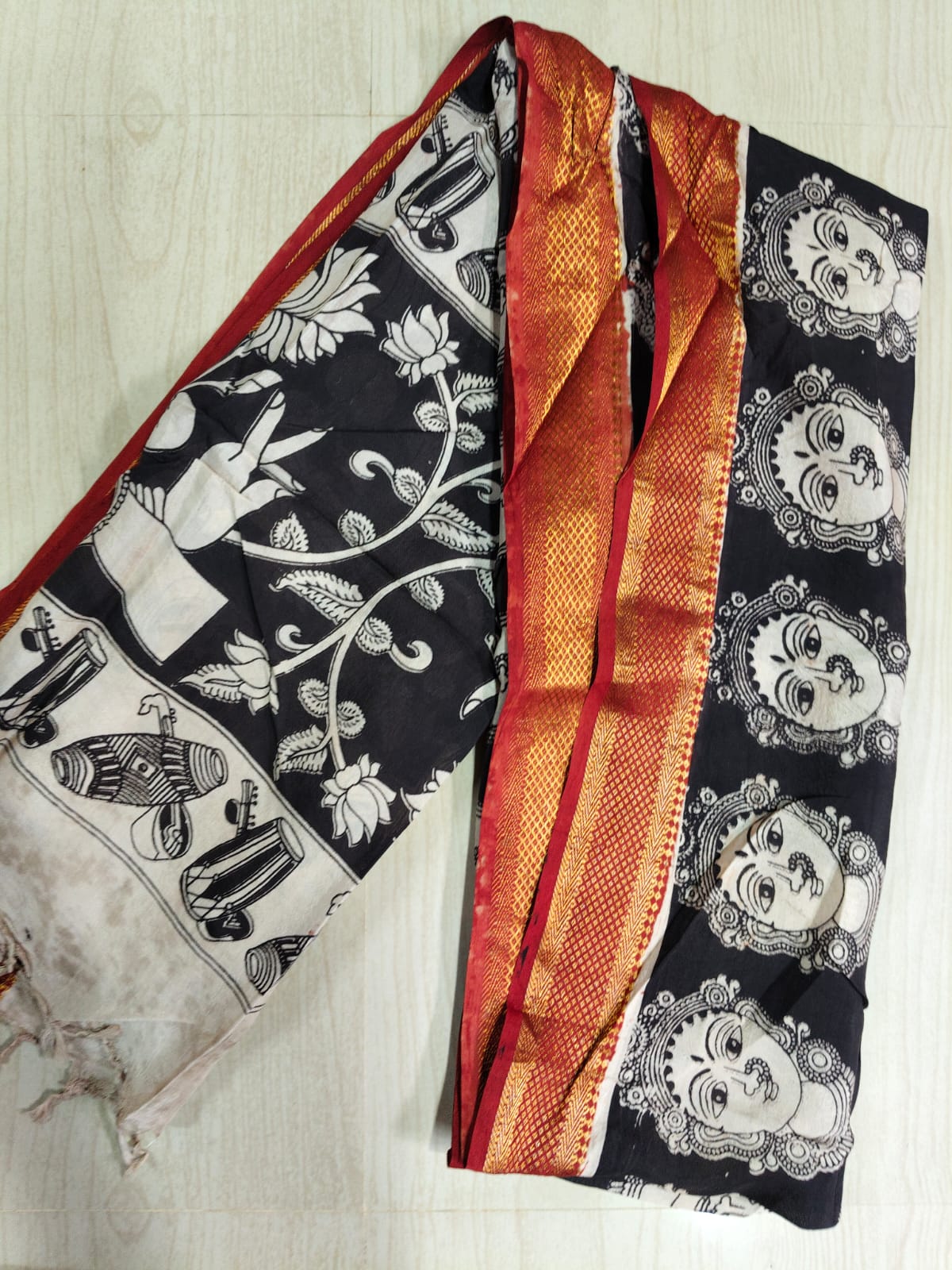Kalamkari Pure Cotton Duppatas KCD24