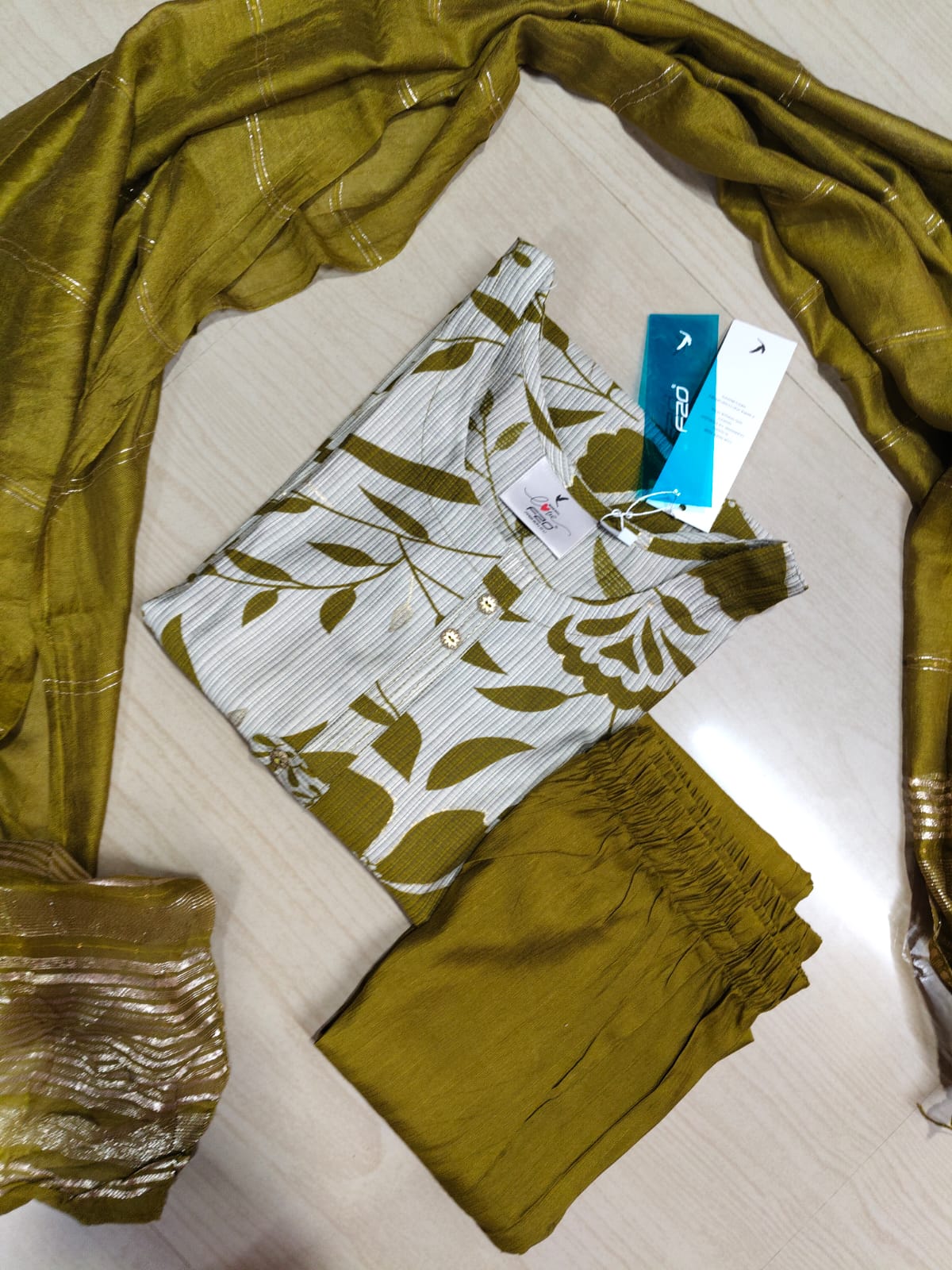 Premium Shiny Vetican Silk Kurti - SVK35