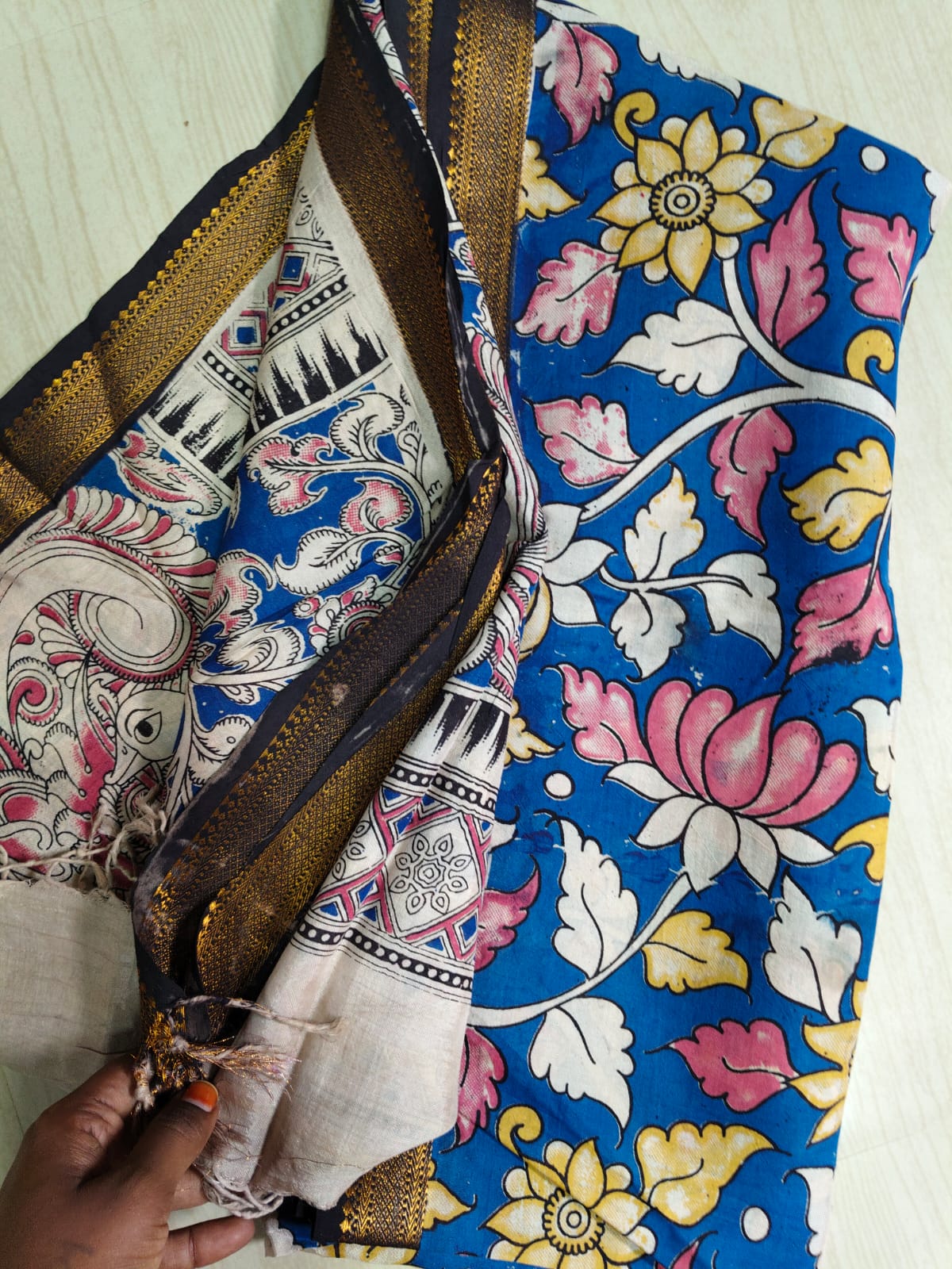 Kalamkari Pure Cotton Duppatas KCD36