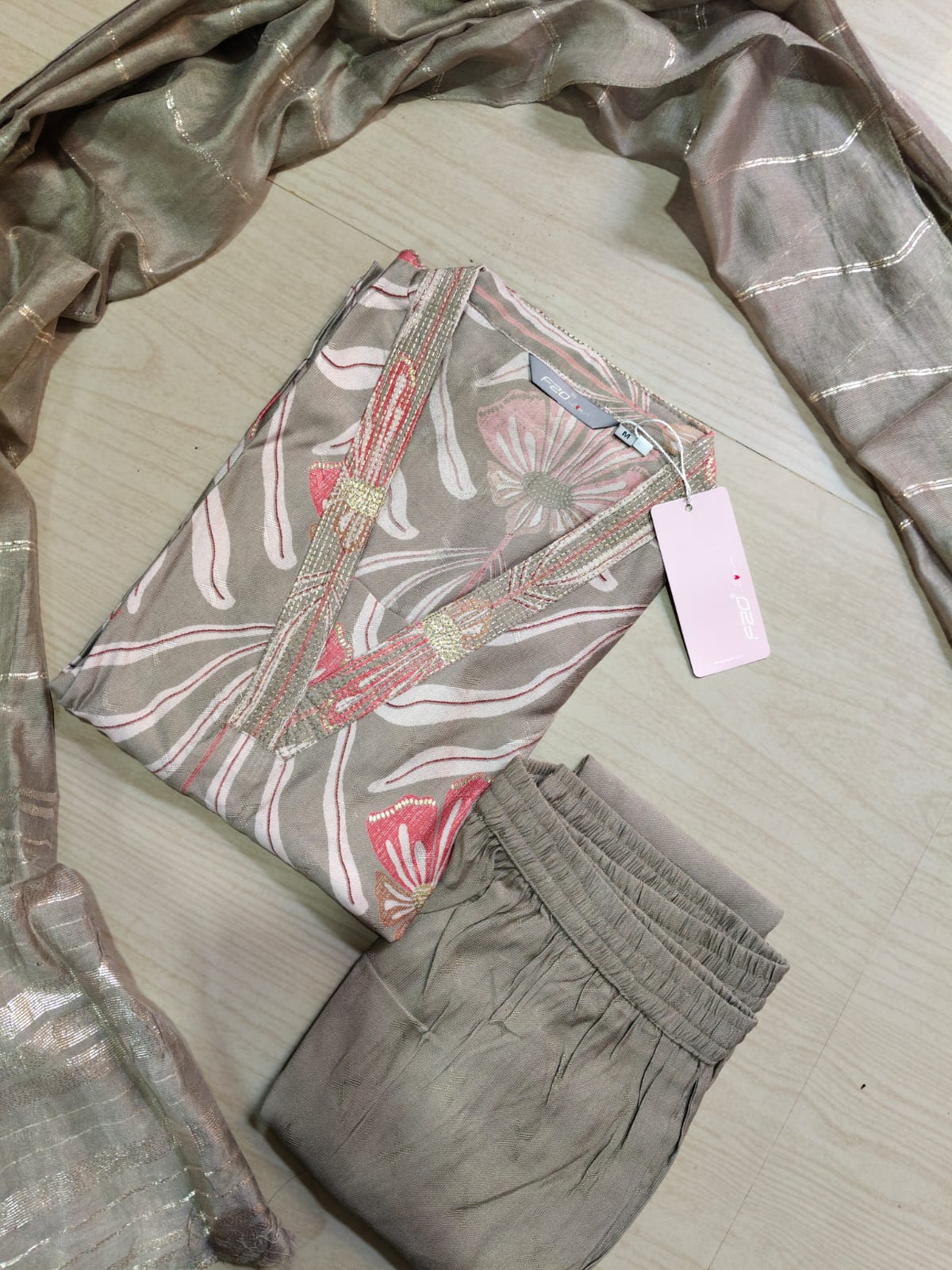 Premium Shiny Vetican Silk Kurti - SVK39