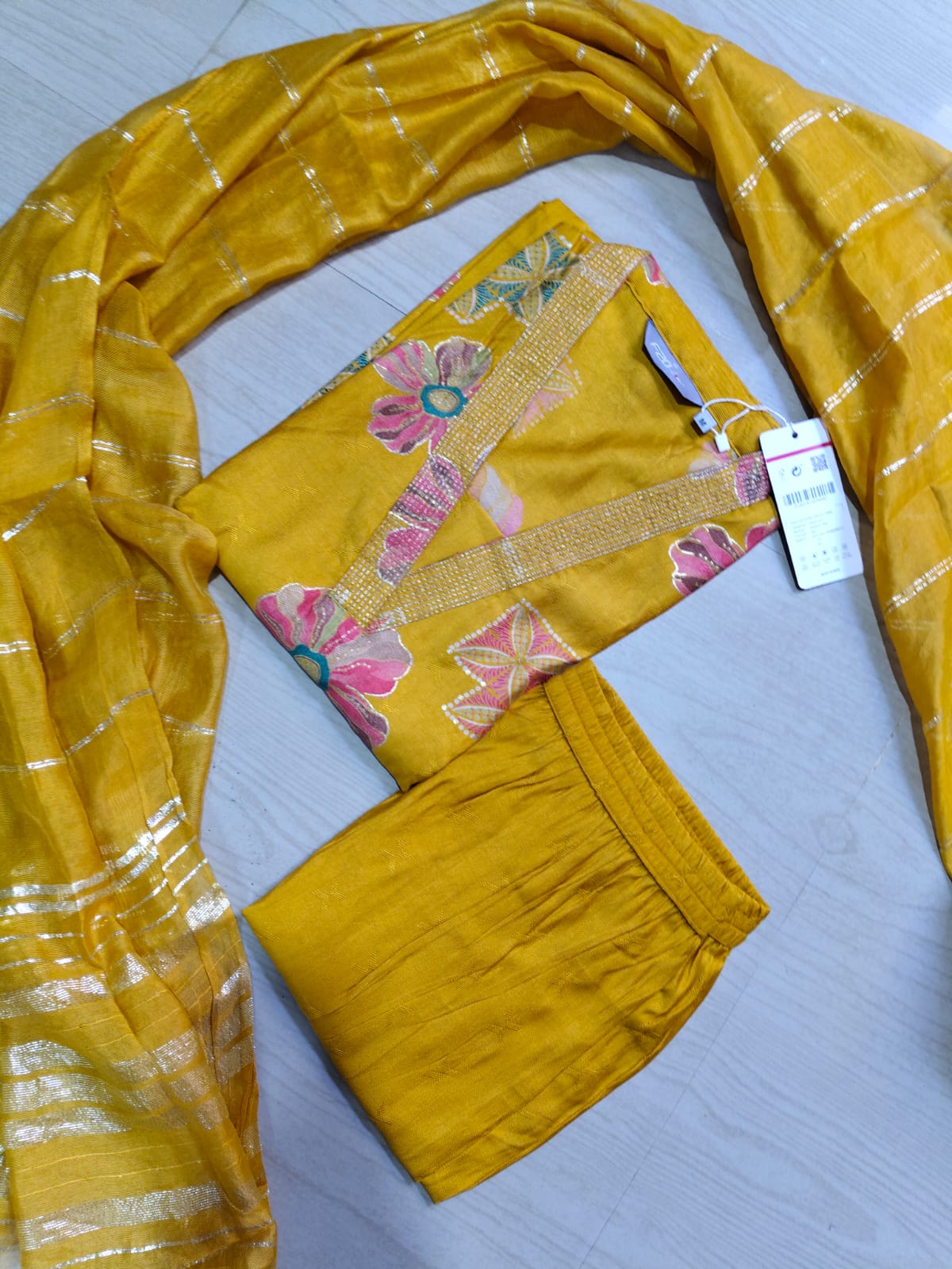 Premium Shiny Vetican Silk Kurti - SVK47