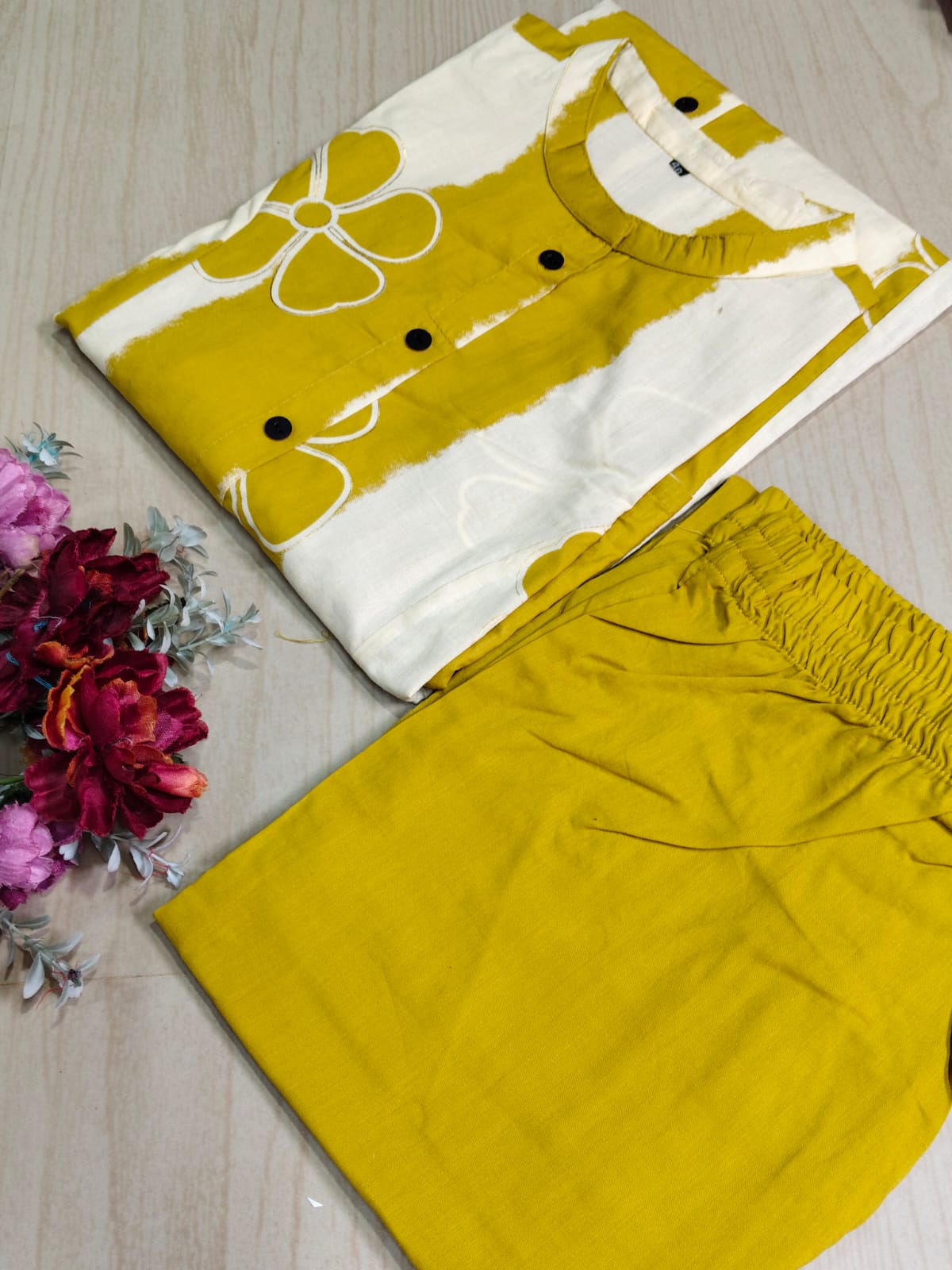 A-Line Cotton Kurti AL252