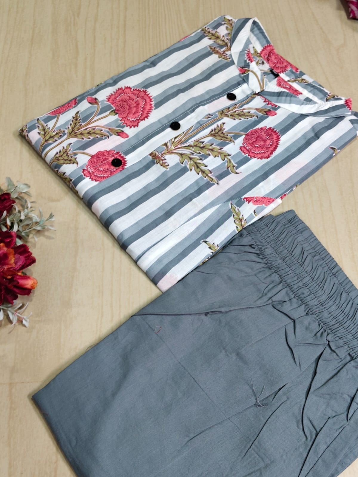 A-Line Cotton Kurti AL253
