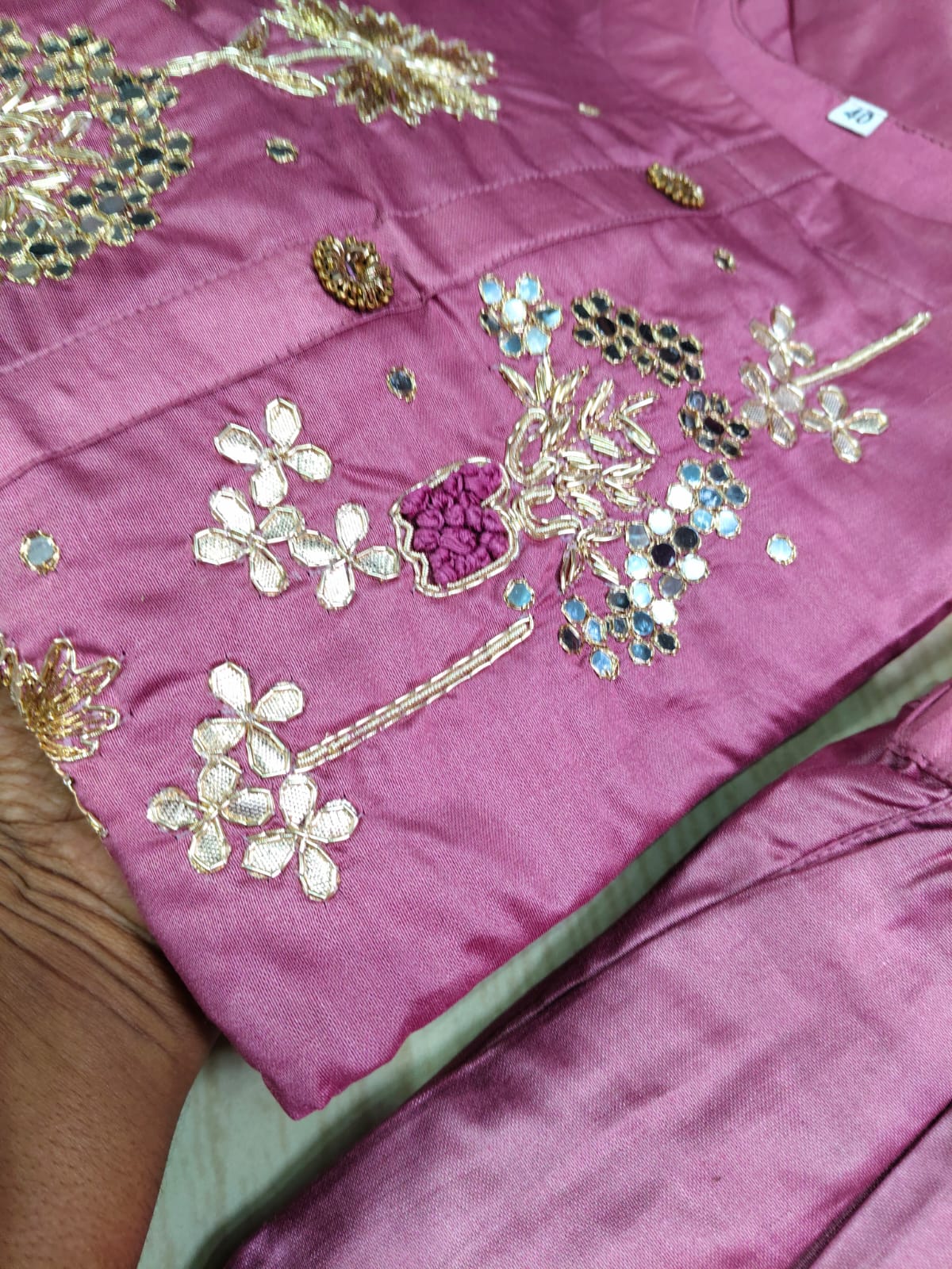 Premium Modal Chanderi Silk Kurti - CSK56