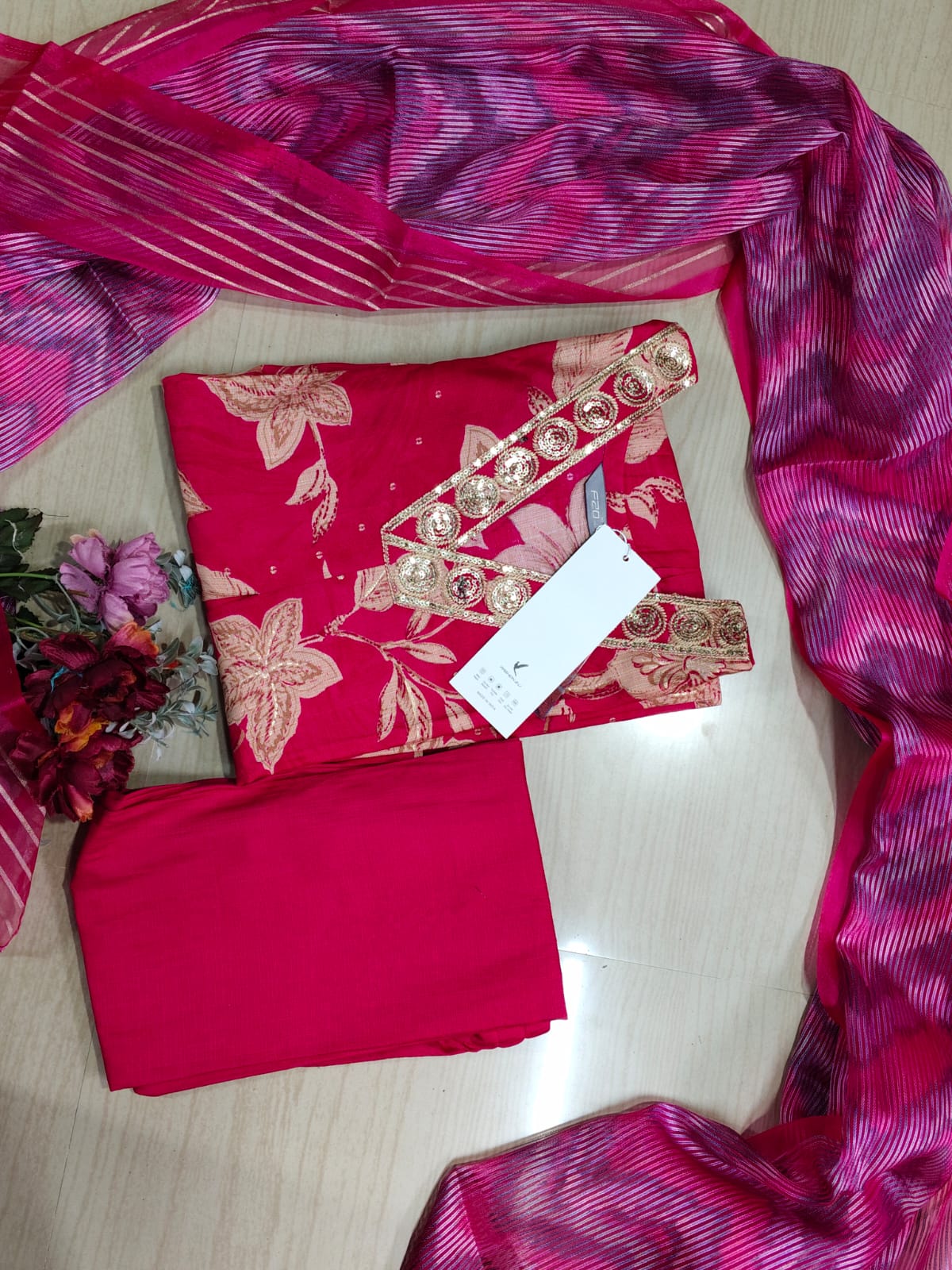Perimum Vetican A LIne Anarkali Silk Kurti - VSK57
