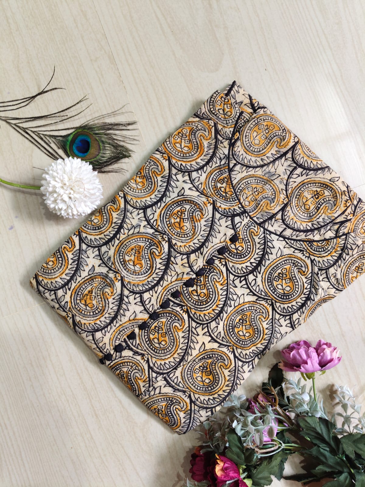 Kalamkari Anarkali Frock KAF06
