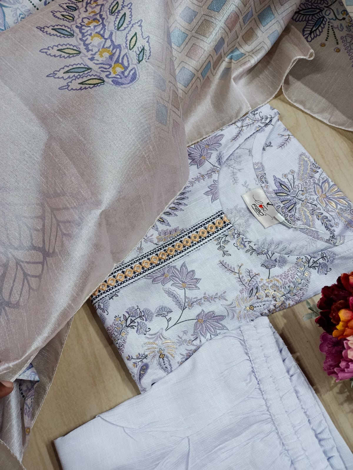 Premium Shiny Vetican Silk Kurti - SVK01