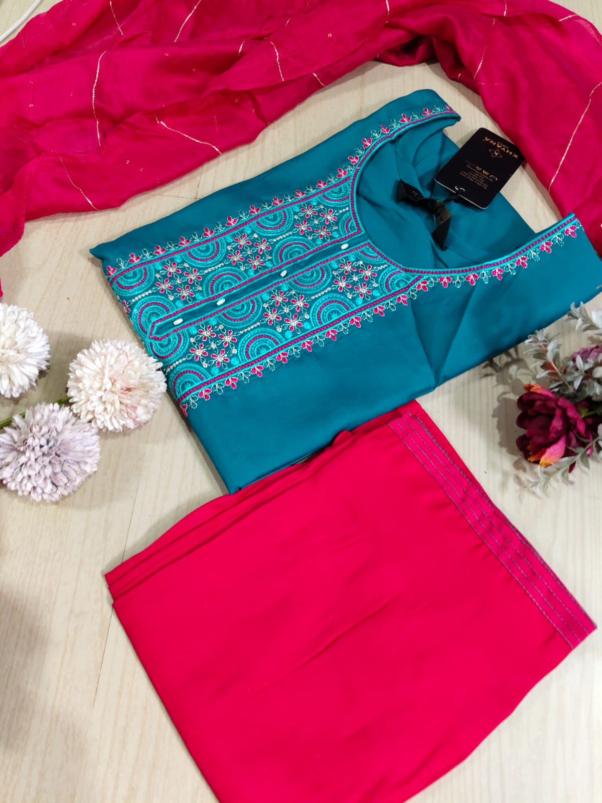 Visithra Silk Duppata Sets VDS16