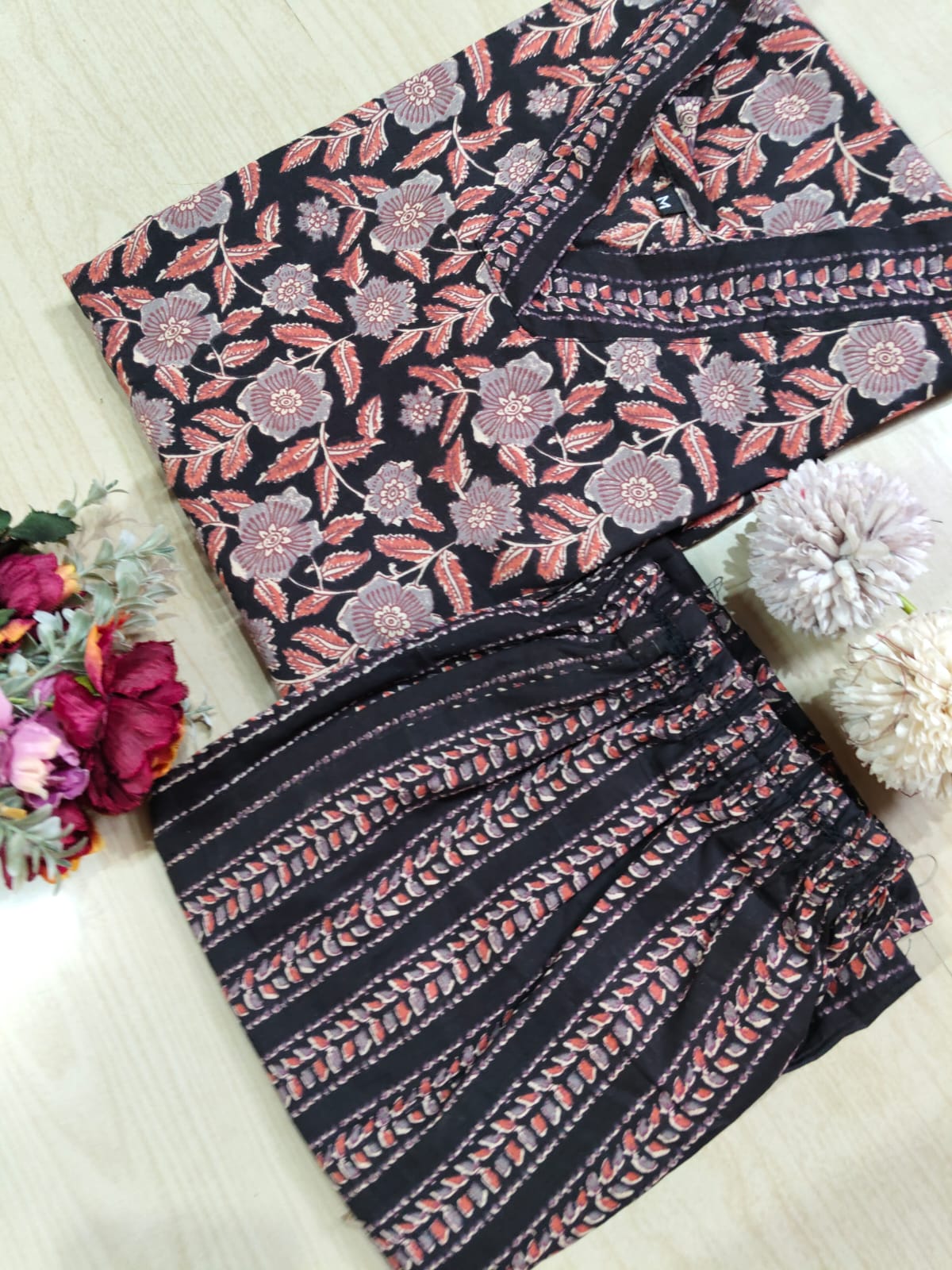 V neck Kurthi with Pant ALN19