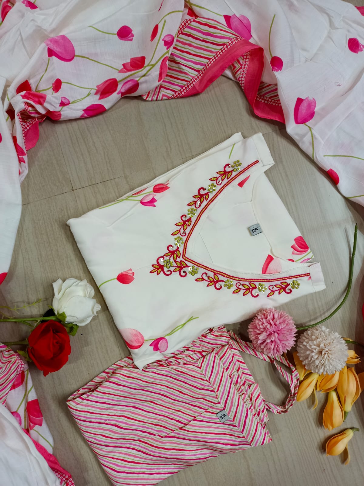 Premium Modal Chanderi Silk Kurti - CSK12