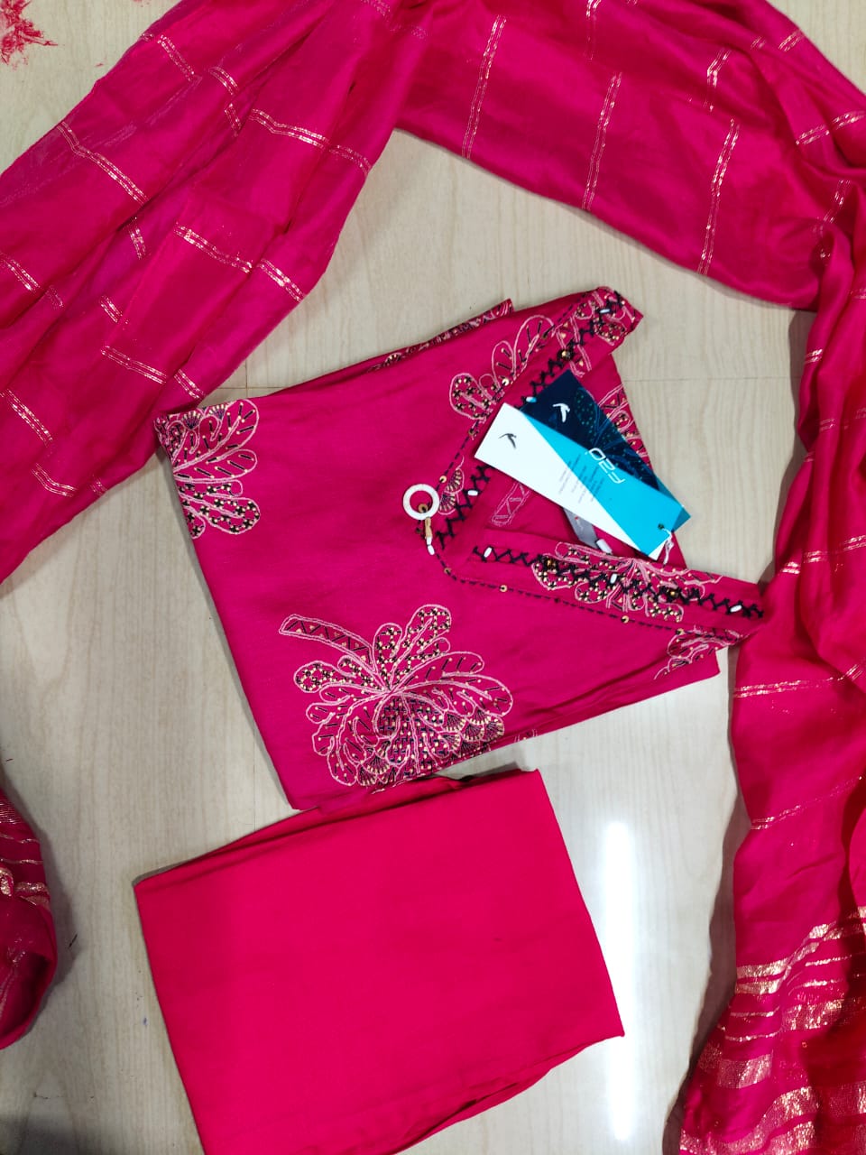 Premium Shiny Vetican Silk Kurti - SVK21