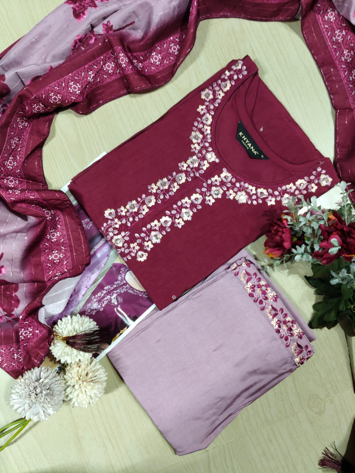 Visithra Silk Duppata Sets VDS02