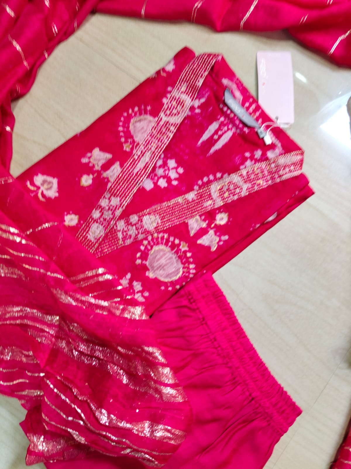 Premium Shiny Vetican Silk Kurti - SVK37