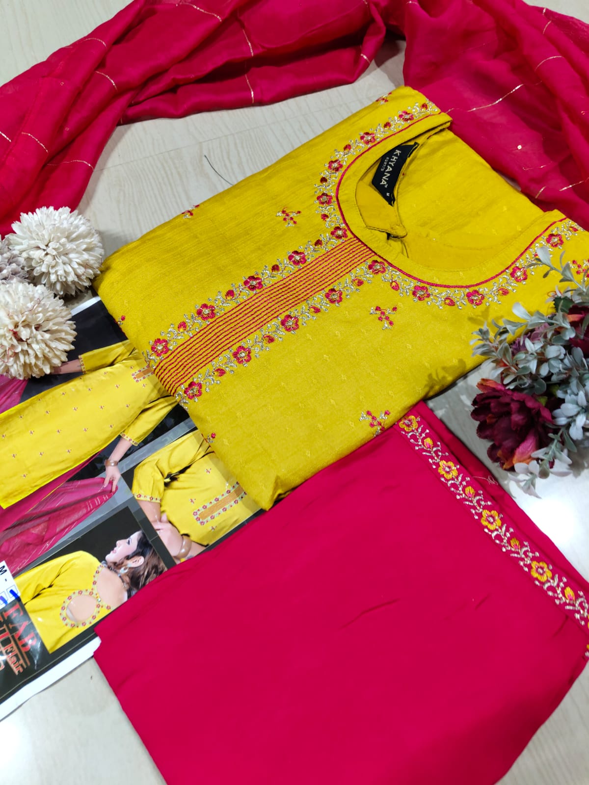Visithra Silk Duppata Sets VDS04