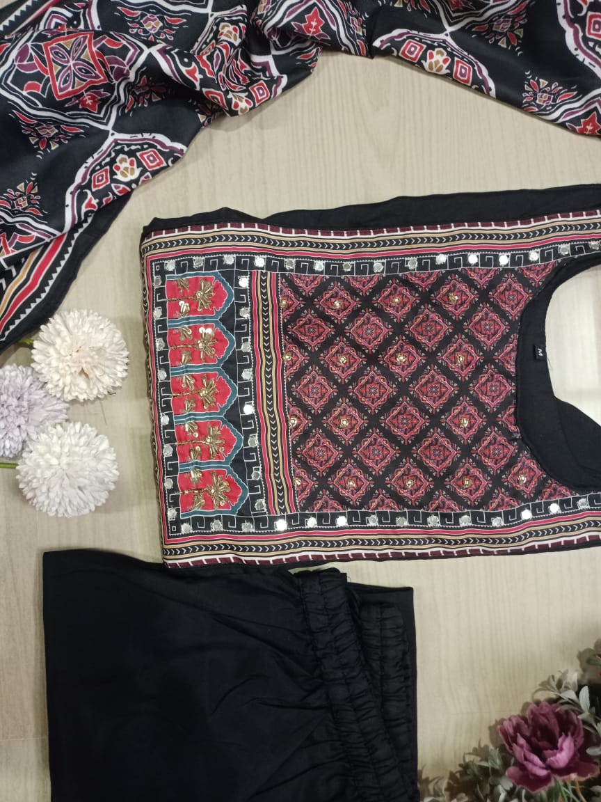 Muslin Silk Kurti - KKL04