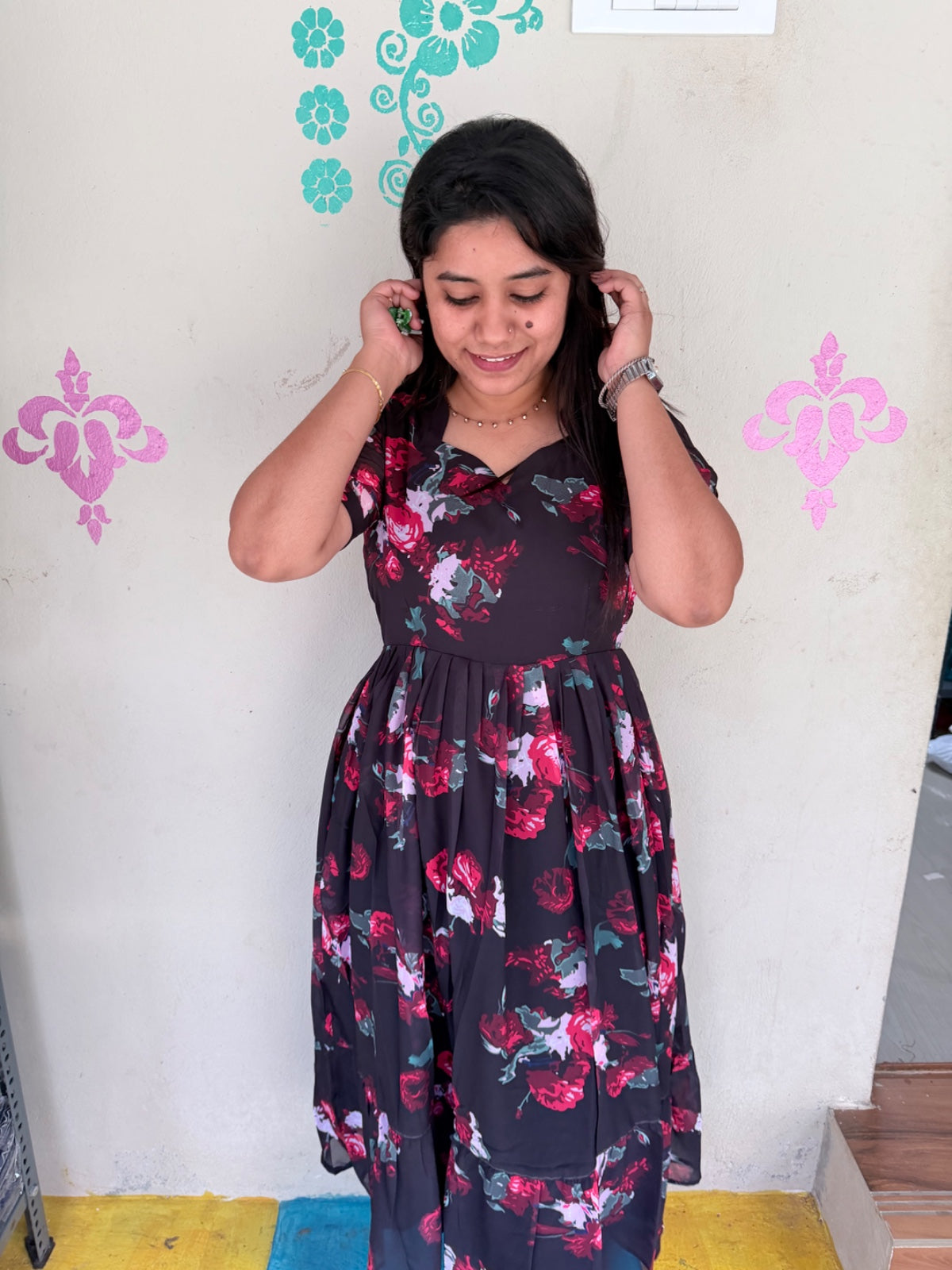 Georgette Feeding Frock GEF04