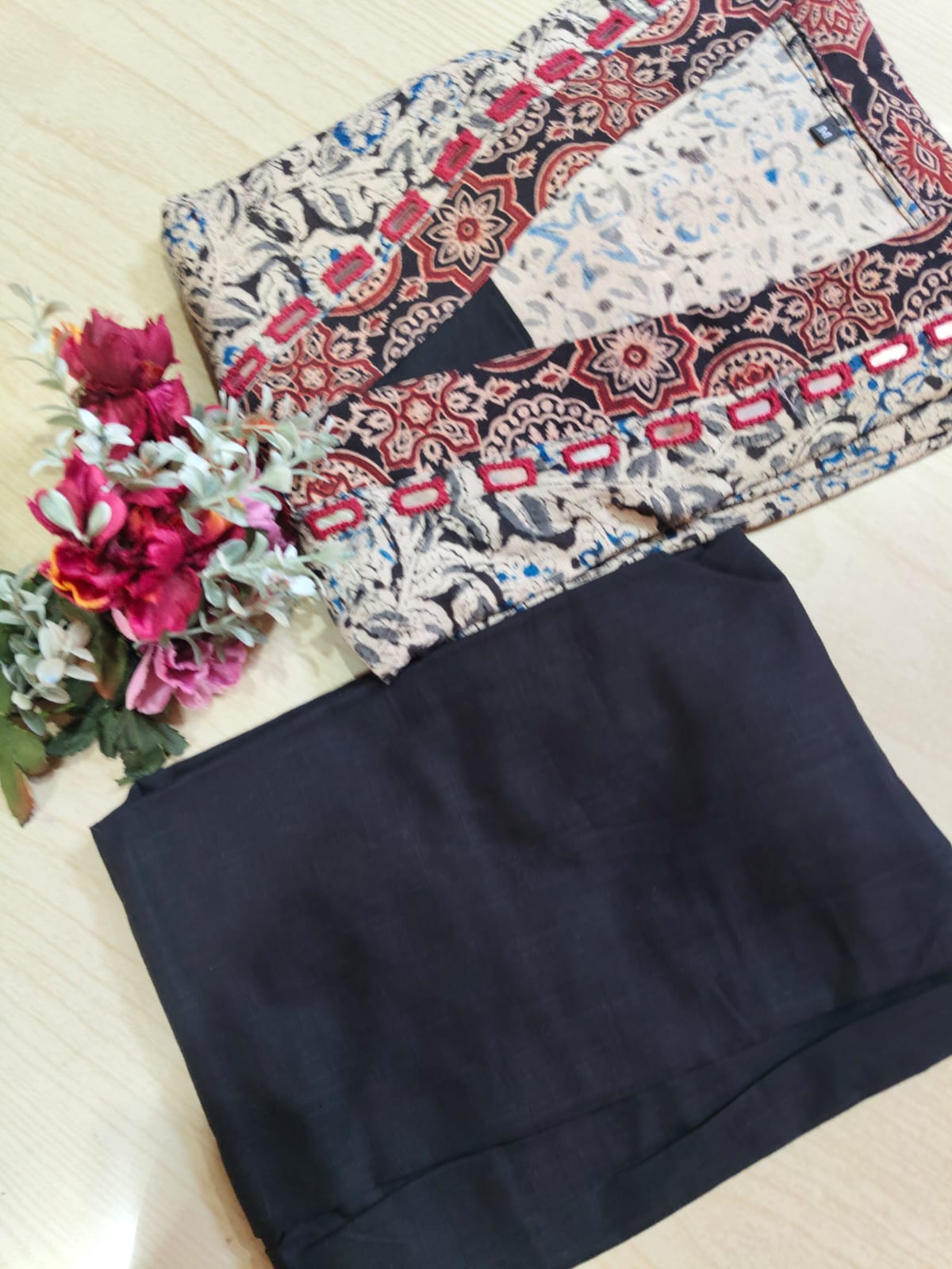 Kalamkari Kurti with Palazzo Pant KKP06