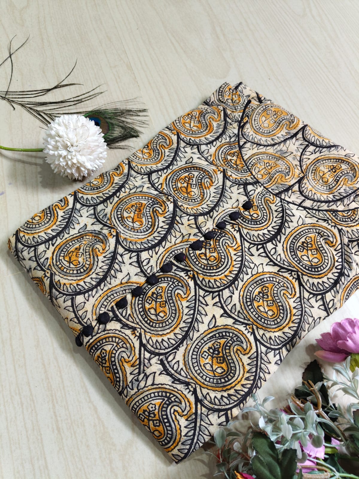 Kalamkari Anarkali Frock KAF06