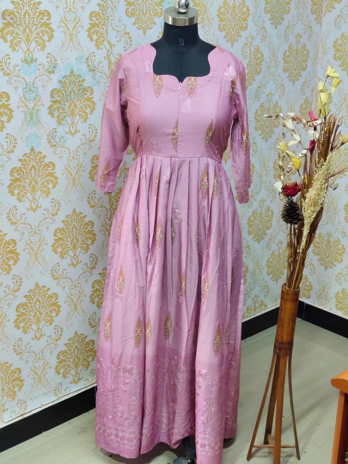 Muslin Feeding Frock IFF77