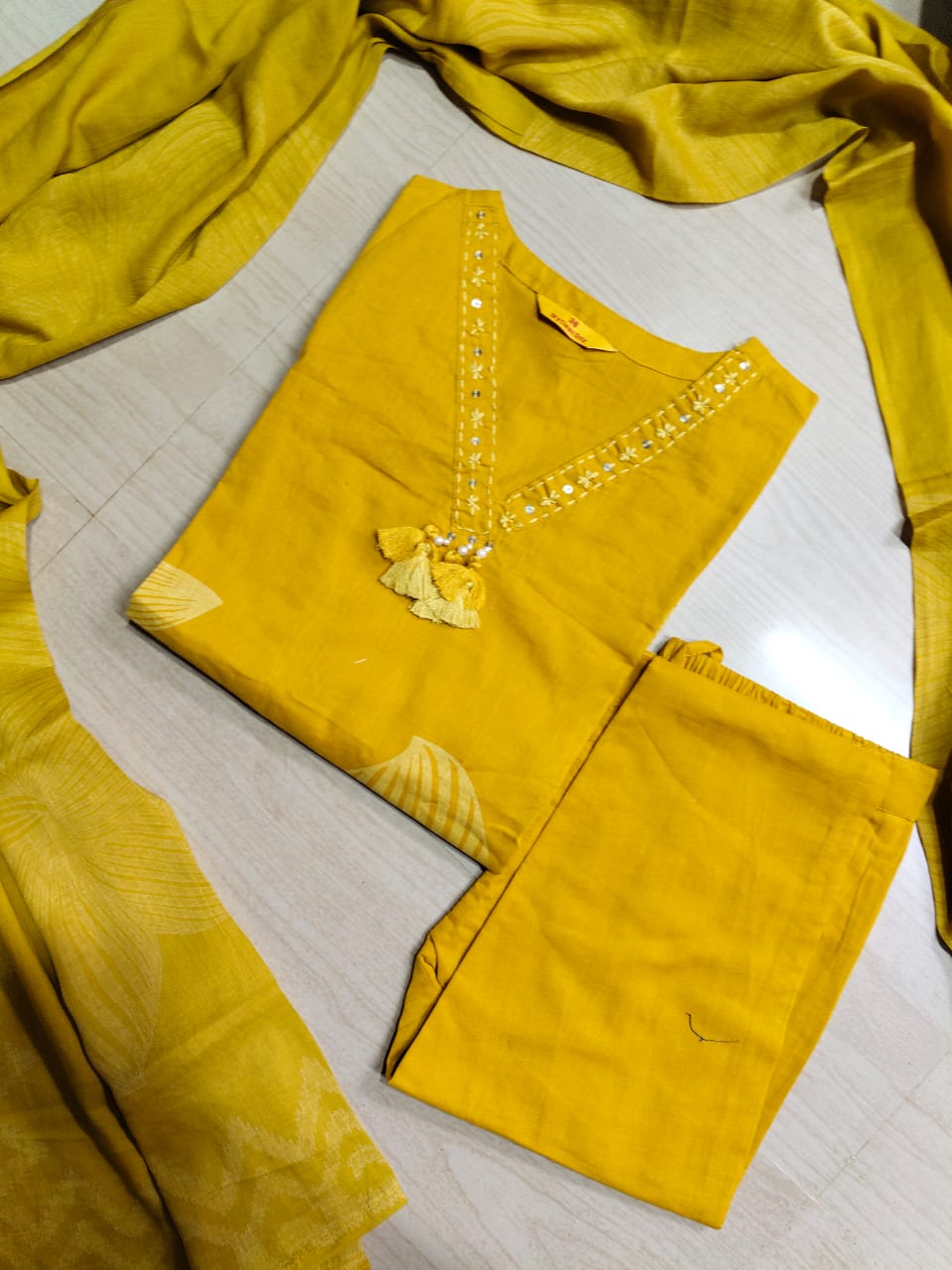 Budgeted Cotton 3 Piece Set - BC83