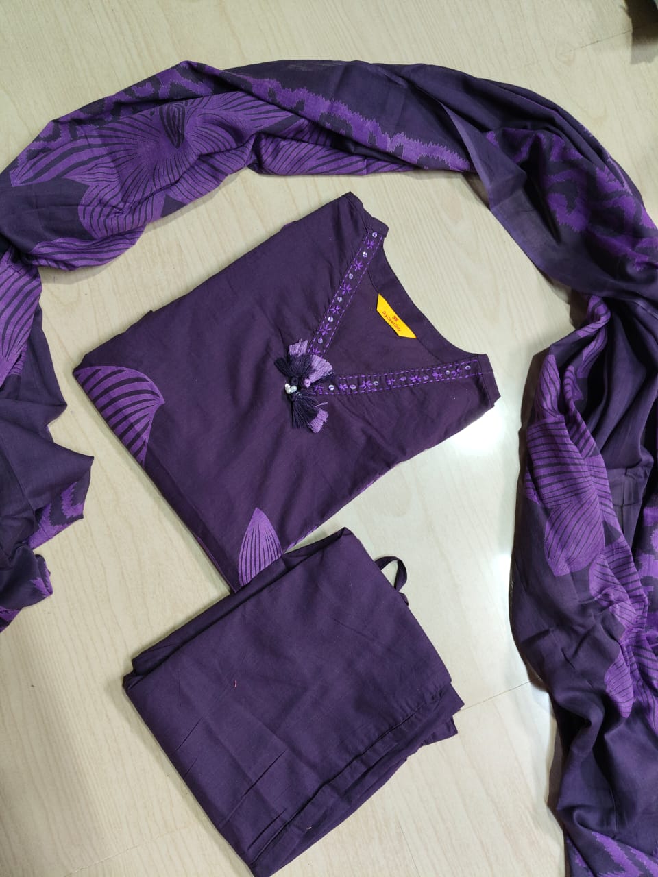 Budgeted Cotton 3 Piece Set - BC85
